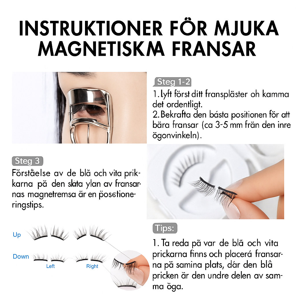 Lyxigt Magnetiskt Fransset™